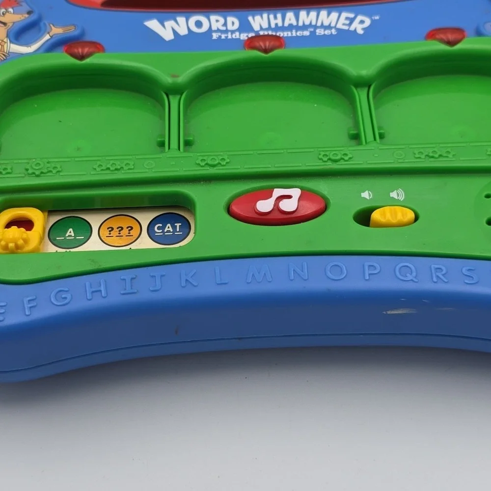 Leap Frog WORD WHAMMER Fridge Phonics Set Magnetic Alphabet ABC's WORKS See Pics